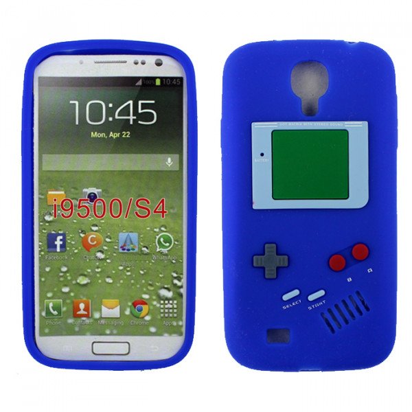 Wholesale Samsung Galaxy S4 3D Gameboy Case (Blue)